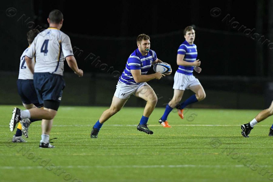 Wheaton Men\'s Rugby vs Mass Maritime.  Photo by Keith Nordstrom